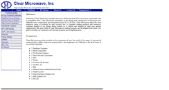 Desktop Screenshot of clearmicrowave.com