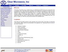 Tablet Screenshot of clearmicrowave.com
